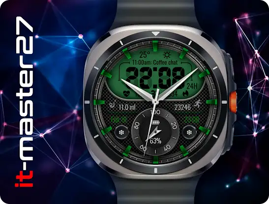 it-M008: Hybrid Watch Face screenshot 5