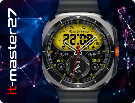 it-M008: Hybrid Watch Face screenshot 4
