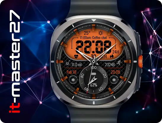 it-M008: Hybrid Watch Face screenshot 3