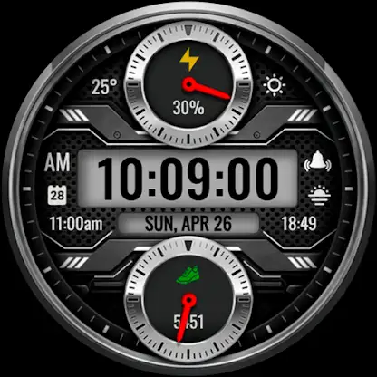 it-M014: Digital Watch Face screenshot 2