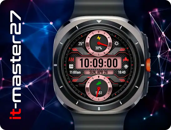 it-M014: Digital Watch Face screenshot 3