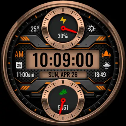 it-M014: Digital Watch Face screenshot 6