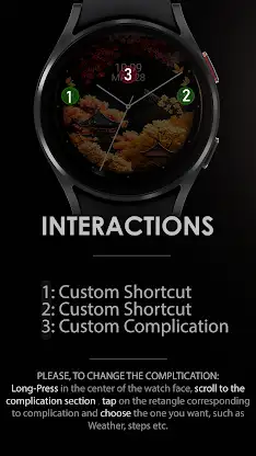 Japan Bloom Watch Face screenshot 8