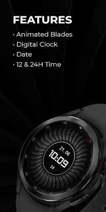 Regarder Jet Turbine WatchFace screenshot 1