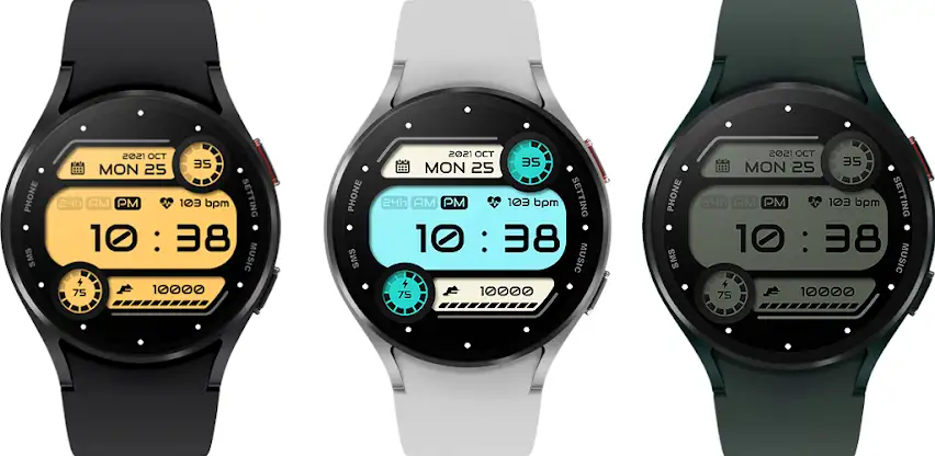 JJ-Digital001 Watch Face screenshot 1