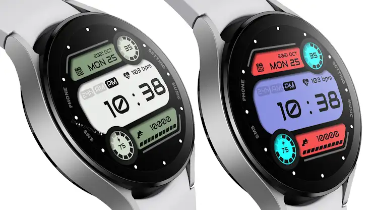 JJ-Digital001 Watch Face screenshot 2