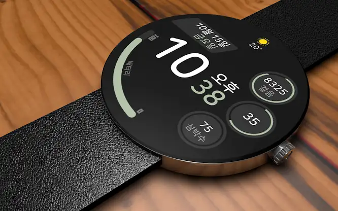 [KR]JJ-Digital006 Watch Face screenshot 1