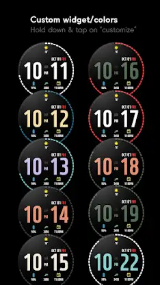 JJ-Digital007M Watch Face screenshot 5