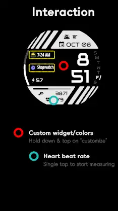 JJ-Digital008 Watch Face screenshot 4