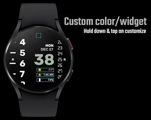 JJ-Digital009 Watch Face screenshot 5