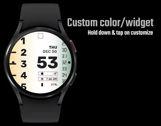 JJ-Digital010 Watch Face screenshot 5