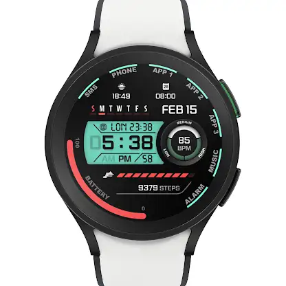 JJ-Digital012 Watch Face screenshot 1