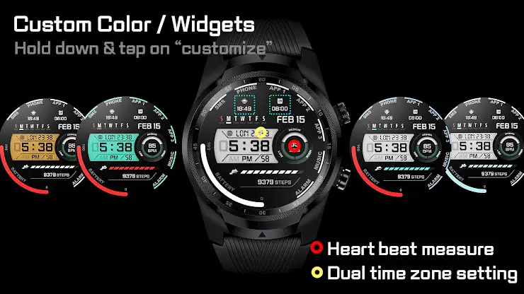 JJ-Digital012 Watch Face screenshot 4