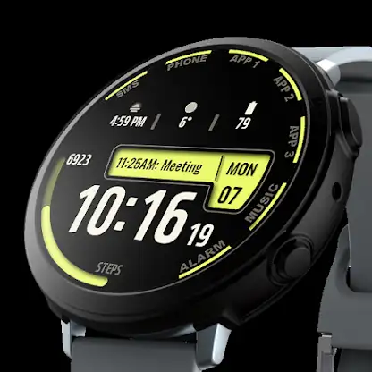 JJ-Digital017 Watch Face screenshot 4