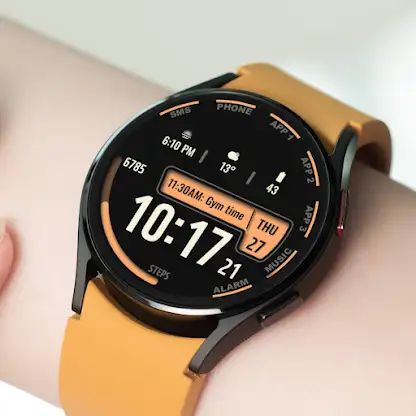JJ-Digital017 Watch Face screenshot 2