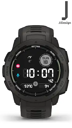 JJ-Digital020 Watch Face screenshot 3
