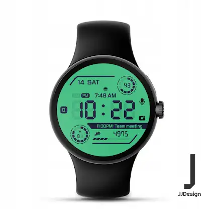JJ-Digital022 Watch Face screenshot 3
