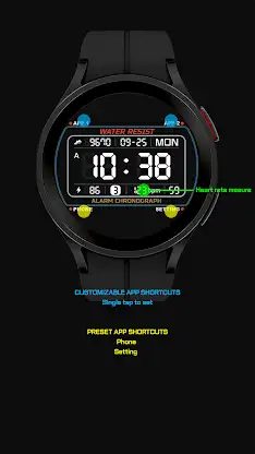 JJ-Digital030 Watch Face screenshot 8
