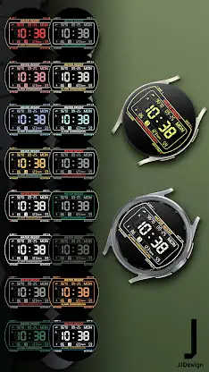 JJ-Digital030 Watch Face screenshot 7