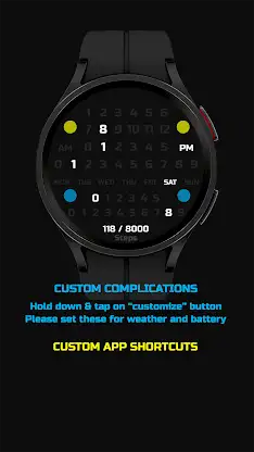 JJ-Digital034 Watch Face screenshot 6