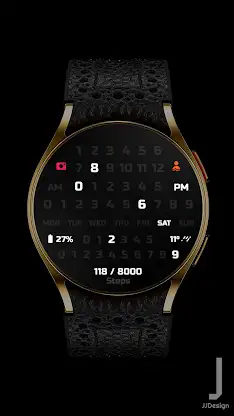 JJ-Digital034 Watch Face screenshot 5