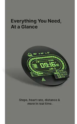 JJ Running Track Watchface screenshot 2