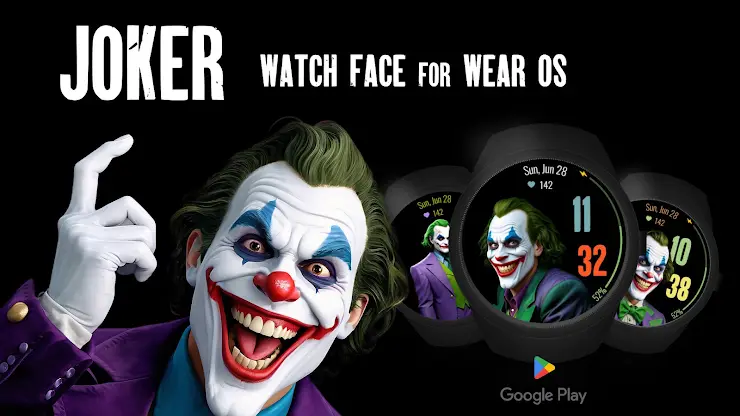 Joker Watch face screenshot 1