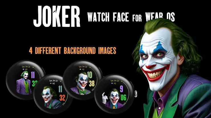 Joker Watch face screenshot 2