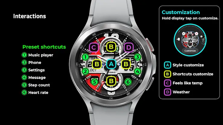 JW006 watchface screenshot 3