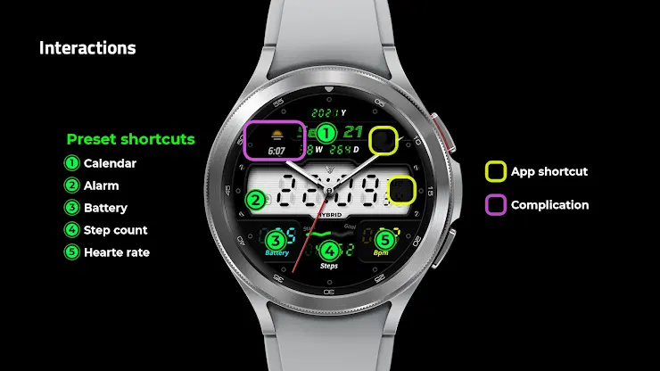 JW011 watchface screenshot 3