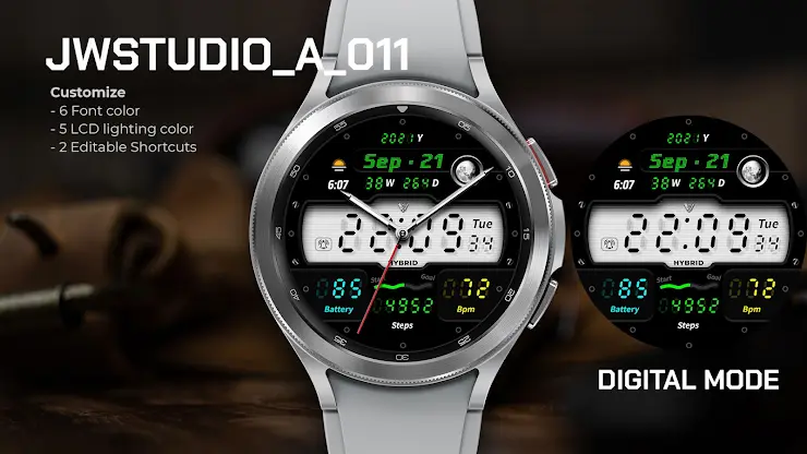 JW011 watchface screenshot 1