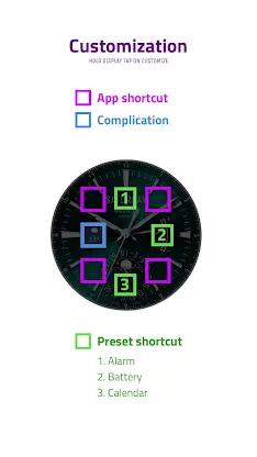 JW201 jwstudio watchface screenshot 3