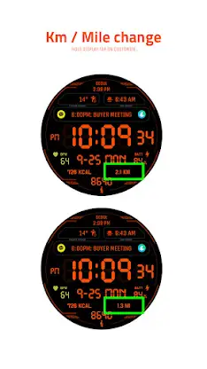 JW207 jwstudio watchface screenshot 6