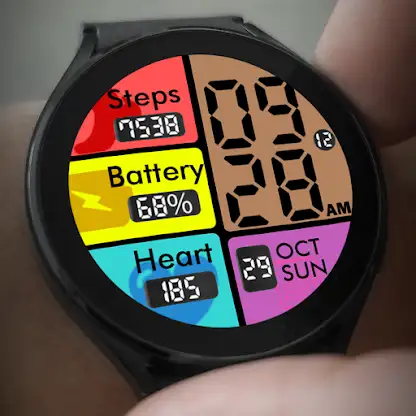 Key051 Colourful Watch Face screenshot 8