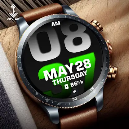 Digital Sporty Watch Face N005 screenshot 2