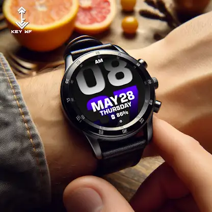 Digital Sporty Watch Face N005 screenshot 4