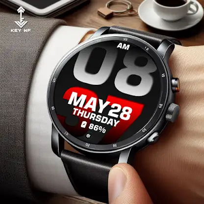 Digital Sporty Watch Face N005 screenshot 1