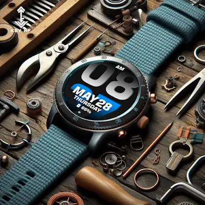 Digital Sporty Watch Face N005 screenshot 6