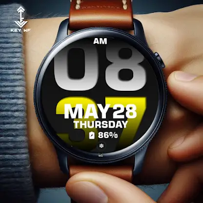 Digital Sporty Watch Face N005 screenshot 5