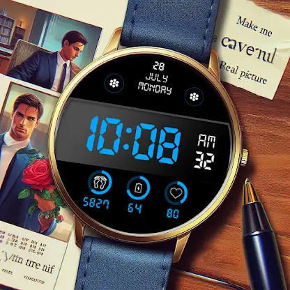 Key WF103 Digital Watch Face screenshot 8