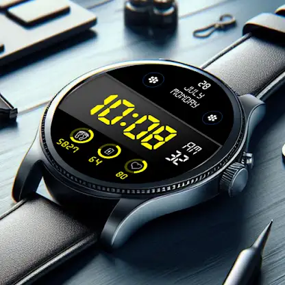 Key WF103 Digital Watch Face screenshot 2