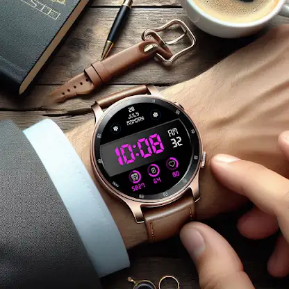 Key WF103 Digital Watch Face screenshot 7