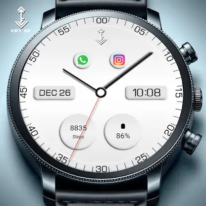 Key WF107 Analog Tuxedo Watch screenshot 1