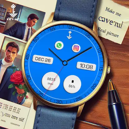 Key WF107 Analog Tuxedo Watch screenshot 2