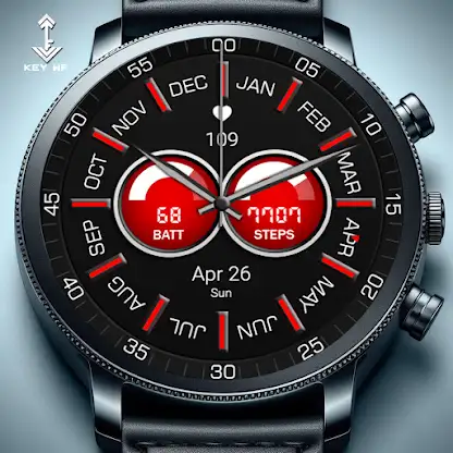 Key WF111 Analog Watch Face screenshot 1