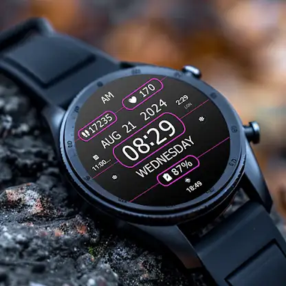 Key WF28 Digital Watch Face screenshot 1