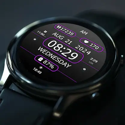 Key WF28 Digital Watch Face screenshot 7