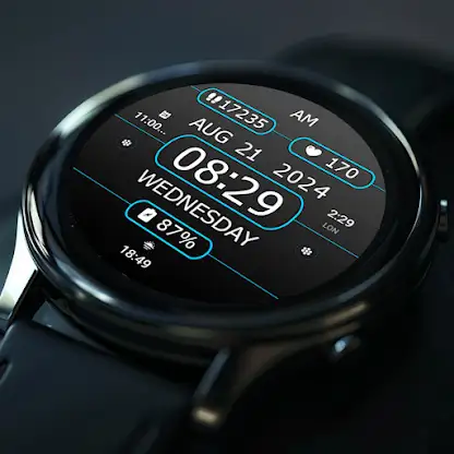 Key WF28 Digital Watch Face screenshot 6