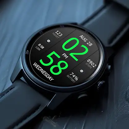 Key WF33 Digital Watch Face screenshot 3