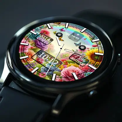 Key WF36 Colorful Flower Art screenshot 6
